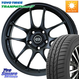 ENKEI エンケイ PerformanceLine PF01 BK ホイール 18 X 8.0J +40 5穴 114.3 TOYOTIRES トーヨー トランパス MP7 ミニバン 在庫 TRANPATH サマータイヤ 235/50R18 アルファード