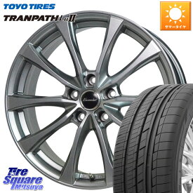 HotStuff Exceeder E07 エクシーダー ホイール 18インチ 18 X 7.5J +38 5穴 114.3 TOYOTIRES トーヨー トランパス Lu2 TRANPATH 在庫● ミニバン サマータイヤ 235/50R18 アルファード