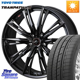 WEDS 40958 LEONIS レオニス GX ホイール 18インチ 18 X 7.0J +47 5穴 114.3 TOYOTIRES トーヨー トランパス Lu2 TRANPATH 在庫● ミニバン サマータイヤ 235/50R18