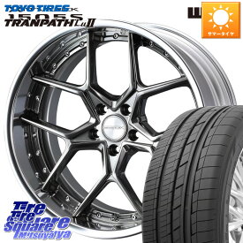 WEDS MAVERICK 1505S BK S-LoDisk 2ピース ホイール 20インチ 20 X 8.5J +38 5穴 114.3 TOYOTIRES トーヨー トランパス Lu2 TRANPATH ミニバン サマータイヤ 245/40R20 アルファード NX