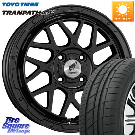 WEDS LODIO DRIVE ロディオドライブ 8M MONO モノ 15 X 4.5J +45 4穴 100 TOYOTIRES トーヨー トランパス LuK 在庫 ● 軽自動車 TRANPATH サマータイヤ 165/55R15