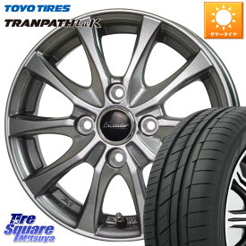 HotStuff Exceeder E07 エクシーダー ホイール 14インチ 14 X 4.5J +45 4穴 100 TOYOTIRES トーヨー トランパス LuK TRANPATH サマータイヤ 165/60R14