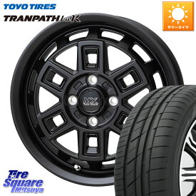 HotStuff MAD CROSS AEVER ホイール 14インチ 14 X 4.5J +45 4穴 100 TOYOTIRES トーヨー トランパス LuK TRANPATH サマータイヤ 165/60R14