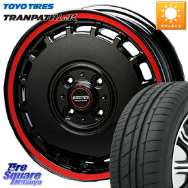 BLEST BAHNS TECH KT-Stream ホイール 14インチ 14 X 4.5J +45 4穴 100 TOYOTIRES トーヨー トランパス LuK TRANPATH サマータイヤ 165/60R14