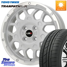 LEHRMEISTER レアマイスター LMG MS-9W ホイール 14インチ 14 X 4.5J +45 4穴 100 TOYOTIRES トーヨー トランパス LuK TRANPATH サマータイヤ 165/60R14