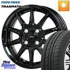 HotStuff G-SPEED G-05 G05 4H ホイール 4本 14インチ 14 X 4.5J +45 4穴 100 TOYOTIRES トーヨー トランパス LuK TRANPATH サマータイヤ 165/60R14