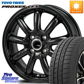 Japan三陽 ZACK JP-209 ホイール 15 X 5.5J +43 4穴 100 TOYOTIRES プロクセス CF3 サマータイヤ 165/55R15