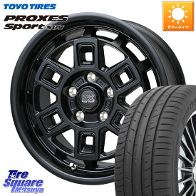 HotStuff MAD CROSS AEVER ホイール 17インチ 17 X 7.0J +38 5穴 114.3 TOYOTIRES トーヨー プロクセス スポーツ PROXES Sport SUV サマータイヤ 235/65R17 RAV4 デリカ D5 D:5