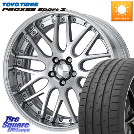 WORK Lanvec LM1 O Disk 18インチ 2ピース 18 X 7.5J +55 5穴 114.3 TOYOTIRES トーヨー PROXES Sport2 プロクセススポーツ2 サマータイヤ 215/40R18 VOXY