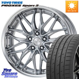 WORK SCHWERT QUELL SRS O Disk 20インチ 2ピース 20 X 8.5J +30 5穴 114.3 TOYOTIRES トーヨー PROXES Sport2 プロクセススポーツ2 サマータイヤ 245/45R20