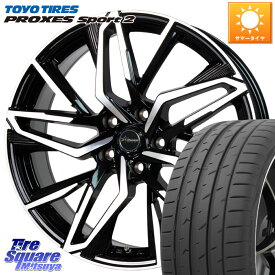 HotStuff Chronus CH-112 クロノス CH112 ホイール 18インチ 18 X 8.0J +42 5穴 114.3 TOYOTIRES トーヨー PROXES Sport2 プロクセススポーツ2 サマータイヤ 235/40R18