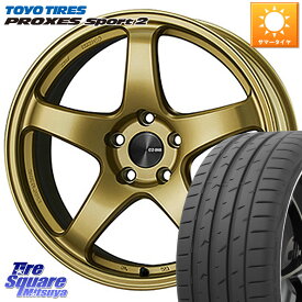 ENKEI エンケイ PerformanceLine PF05 18インチ 18 X 8.0J +45 5穴 114.3 TOYOTIRES トーヨー PROXES Sport2 プロクセススポーツ2 サマータイヤ 215/45R18 MAZDA3 リーフ VOXY