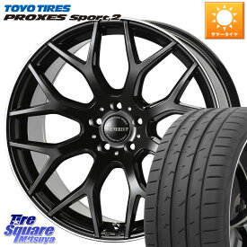 コスミック ヴェネルディ LEGGERO ホイール 18インチ 18 X 7.5J +48 5穴 100 TOYOTIRES トーヨー PROXES Sport2 プロクセススポーツ2 サマータイヤ 215/45R18