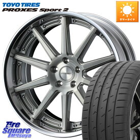 WEDS MAVERICK 1010S S-LoDisk 20インチ 2ピース 20 X 8.0J +44 5穴 114.3 TOYOTIRES トーヨー PROXES Sport2 プロクセススポーツ2 サマータイヤ 245/35R20