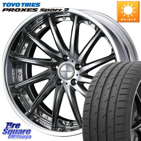 WEDS MAVERICK 1212F S-LoDisk 18インチ 2ピース 18 X 7.5J +49 5穴 114.3 TOYOTIRES トーヨー PROXES Sport2 プロクセススポーツ2 サマータイヤ 225/45R18 WRX S4 レヴォーグ