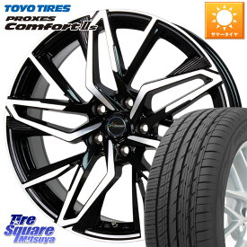 HotStuff Chronus CH-112 クロノス CH112 ホイール 20インチ 20 X 8.0J +38 5穴 114.3 TOYOTIRES トーヨー PROXES Comfort2s プロクセス コンフォート2s サマータイヤ 245/45R20 RAV4 NX