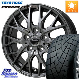 HotStuff Exceeder E05-2 ホイール 16インチ 16 X 6.5J +45 5穴 100 TOYOTIRES トーヨー プロクセス R1R PROXES サマータイヤ 205/55R16 プリウス 86 カローラスポーツ