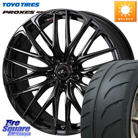 WEDS 40970 レオニス LEONIS SK ホイール 19インチ 19 X 8.0J +43 5穴 114.3 TOYOTIRES トーヨー プロクセス R888R PROXES サマータイヤ 235/35R19