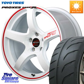 MANARAY MID RMP RACING R50 ホイール 18インチ 18 X 8.5J(FL) +45 5穴 120 TOYOTIRES トーヨー プロクセス R888R PROXES サマータイヤ 235/40R18 シビックTypeR