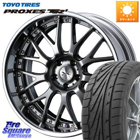 WEDS MAVERICK 709M シルバー S-LoDisk 18インチ 2ピース 18 X 7.5J +50 5穴 114.3 TOYOTIRES トーヨー プロクセス TR1 PROXES サマータイヤ 215/40R18 CR-Z VOXY