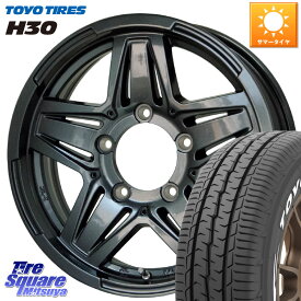 HotStuff マッドクロス JB-01 JB01 (GM) ホイール 16インチ 16 X 6.0J +0 5穴 139.7 TOYOTIRES トーヨータイヤ H30 ホワイトレター サマータイヤ 215/65R16 109*107 ジムニー シエラ