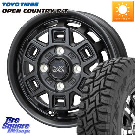 HotStuff MAD CROSS AEVER ホイール 12インチ 12 X 4.0J +43 4穴 100 TOYOTIRES オープンカントリー RT トーヨー 軽トラ 在庫 R/T サマータイヤ アゲトラetc 145/80R12 80*78