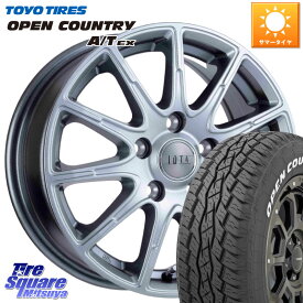 阿部商会 TIRADO IOTA イオタ ホイール 16インチ 16 X 6.5J +48 5穴 100 TOYOTIRES AT EX OPEN COUNTRY A/T EX ホワイトレター オープンカントリー 215/70R16 XV アウトバック