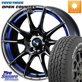 WEDS SA-25R ウェッズ スポーツ ホイール 18インチ 18 X 7.5J +35 5穴 114.3 TOYOTIRES オープンカントリー AT EX OPEN COUNTRY A/T EX ホワイトレター 235/60R18 RAV4 エクストレイル デリカ D5 D:5 RX