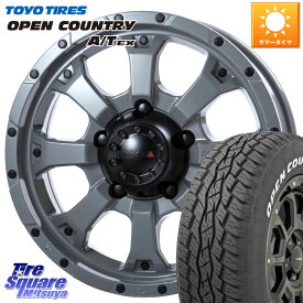 MKW MK-46 ヘルキャット ホイール 4本 16インチ 16 X 5.5J +22 5穴 139.7 TOYOTIRES AT EX OPEN COUNTRY A/T EX ホワイトレター オープンカントリー 215/70R16 ジムニー