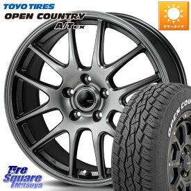 Japan三陽 ZACK JP-205 ホイール 16 X 6.5J +41 5穴 100 TOYOTIRES AT EX OPEN COUNTRY A/T EX ホワイトレター オープンカントリー 215/70R16 ライズ ハイブリッド車