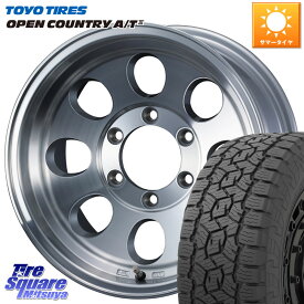WEDS JIMLINE TYPE2 POL ※インセット-28 15インチ 15 X 8.0J +0 6穴 139.7 TOYOTIRES オープンカントリー AT3 OPEN COUNTRY A/T3 265/70R15