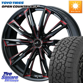 ZR-V ヴェゼル C-HR WEDS LEONIS レオニス GX RED ウェッズ ホイール 17インチ 17 X 7.0J +53 5穴 114.3 TOYOTIRES オープンカントリー AT3 OPEN COUNTRY A/T3 215/60R17