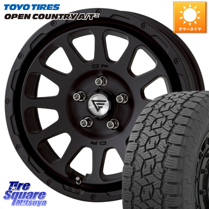 楽天市場】DELTA FORCE デルタフォース オーバル BK 17インチ 8J 