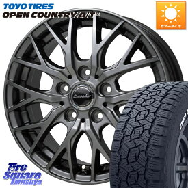 HotStuff Exceeder E05-2 ホイール 16インチ 16 X 6.5J +38 5穴 114.3 TOYOTIRES オープンカントリー AT3 ホワイトレター サマータイヤ 215/65R16 109*107