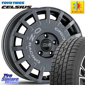 TOYOTIRES トーヨー タイヤ CELSIUS オールシーズンタイヤ 205/60R16 OZ Rally Racing ラリーレーシング GRA 専用KIT付属 16インチ 16 X 6.5J(RENAUT KANGOO KW) +45 5穴 108 ルノー カングー ルノー カングービボップ