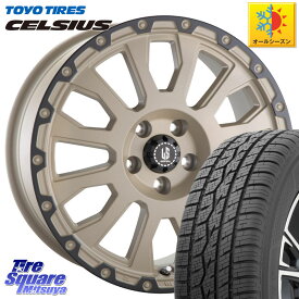 TOYOTIRES トーヨー タイヤ CELSIUS オールシーズンタイヤ 225/60R17 阿部商会 LA STRADA AVENTURA アヴェンチュラ GAR 17インチ 17 X 7.0J(US) +35 5穴 110