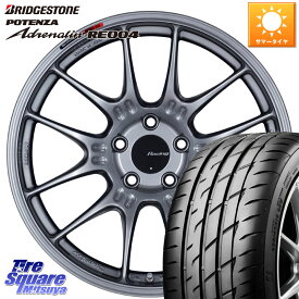 ENKEI エンケイ RACING GTC02 シルバー ホイール 19インチ 19 X 9.0J(EVO10 CZ4A) +30 5穴 114.3 ブリヂストン ポテンザ アドレナリン RE004 【国内正規品】サマータイヤ 245/35R19 ランエボ10キャリパー対応！