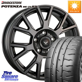 阿部商会 ティラード ラムダ 18 X 7.5J +38 5穴 114.3 ブリヂストン ポテンザ RE-71RS POTENZA 【国内正規品】 215/45R18 リーフ