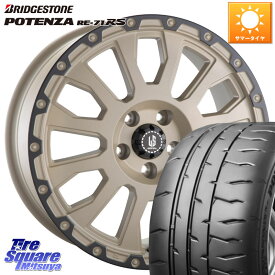 阿部商会 LA STRADA AVENTURA アヴェンチュラ GAR 18インチ 18 X 8.0J +40 5穴 114.3 ブリヂストン ポテンザ RE-71RS POTENZA 【国内正規品】 245/45R18