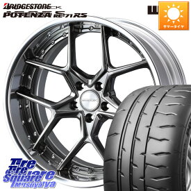 WEDS MAVERICK 1505S BK S-LoDisk 2ピース ホイール 18インチ 18 X 8.5J +50 5穴 114.3 ブリヂストン ポテンザ RE-71RS POTENZA 【国内正規品】 245/40R18 WRX S4 インプレッサ