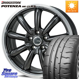 MONZA JP STYLE Bany ホイール 18インチ 18 X 8.0J +40 5穴 114.3 ブリヂストン ポテンザ RE-71RS POTENZA 【国内正規品】 225/40R18