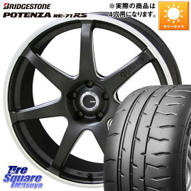 KYOHO ENKEI TUNING SC38 ホイール 4本 17インチ 17 X 7.0J +43 4穴 100 ブリヂストン ポテンザ RE-71RS POTENZA 【国内正規品】 215/45R17