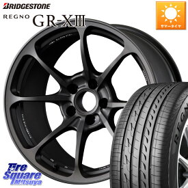 RAYS 【欠品次回9月末】 レイズ NE24 MT ボルクレーシング 18インチ 18 X 7.5J +48 5穴 114.3 ブリヂストン レグノ GR-X3 GRX3 サマータイヤ 235/45R18