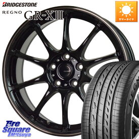 HotStuff G・SPEED P-07 ジー・スピード ホイール 18インチ 18 X 7.5J +38 5穴 114.3 ブリヂストン レグノ GR-X3 GRX3 サマータイヤ 245/50R18