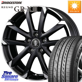 KOSEI MZ-GROW C52S ホイール 18インチ 18 X 7.5J +38 5穴 114.3 ブリヂストン レグノ GR-X3 GRX3 サマータイヤ 245/50R18