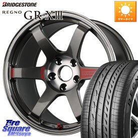 RAYS 【欠品次回9月末】 VOLK RACING TE37 SAGA SL TE37 ホイール 18インチ 18 X 8.5J +45 5穴 114.3 ブリヂストン レグノ GR-X3 GRX3 サマータイヤ 235/45R18 カムリ