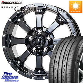 MKW MK-46 MK46 グロスブラック 5H ホイール 16インチ 16 X 7.0J +42 5穴 114.3 ブリヂストン レグノ GR-X3 GRX3 サマータイヤ 215/60R16