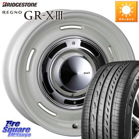 CRIMSON ディーン クロスカントリー ホワイト 16インチ 16 X 7.0J +25 6穴 139.7 ブリヂストン レグノ GR-X3 GRX3 サマータイヤ 215/60R16