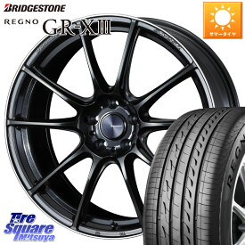 WEDS SA-25R ウェッズ スポーツ ホイール 19インチ 19 X 8.0J +45 5穴 114.3 ブリヂストン レグノ GR-X3 GRX3 サマータイヤ 245/40R19