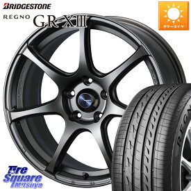 WEDS 73997 ウェッズ スポーツ SA75R SA-75R 17インチ 17 X 7.0J +40 5穴 114.3 ブリヂストン レグノ GR-X3 GRX3 サマータイヤ 225/55R17